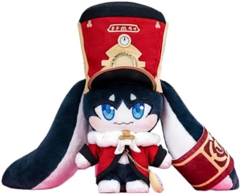 Game Honkai Fumo Plush Star Rail Pom-Pom Pamu Conductor Rabbit Plush Stuffed Plush Doll Body Toy Cosplay (Body and Clothes