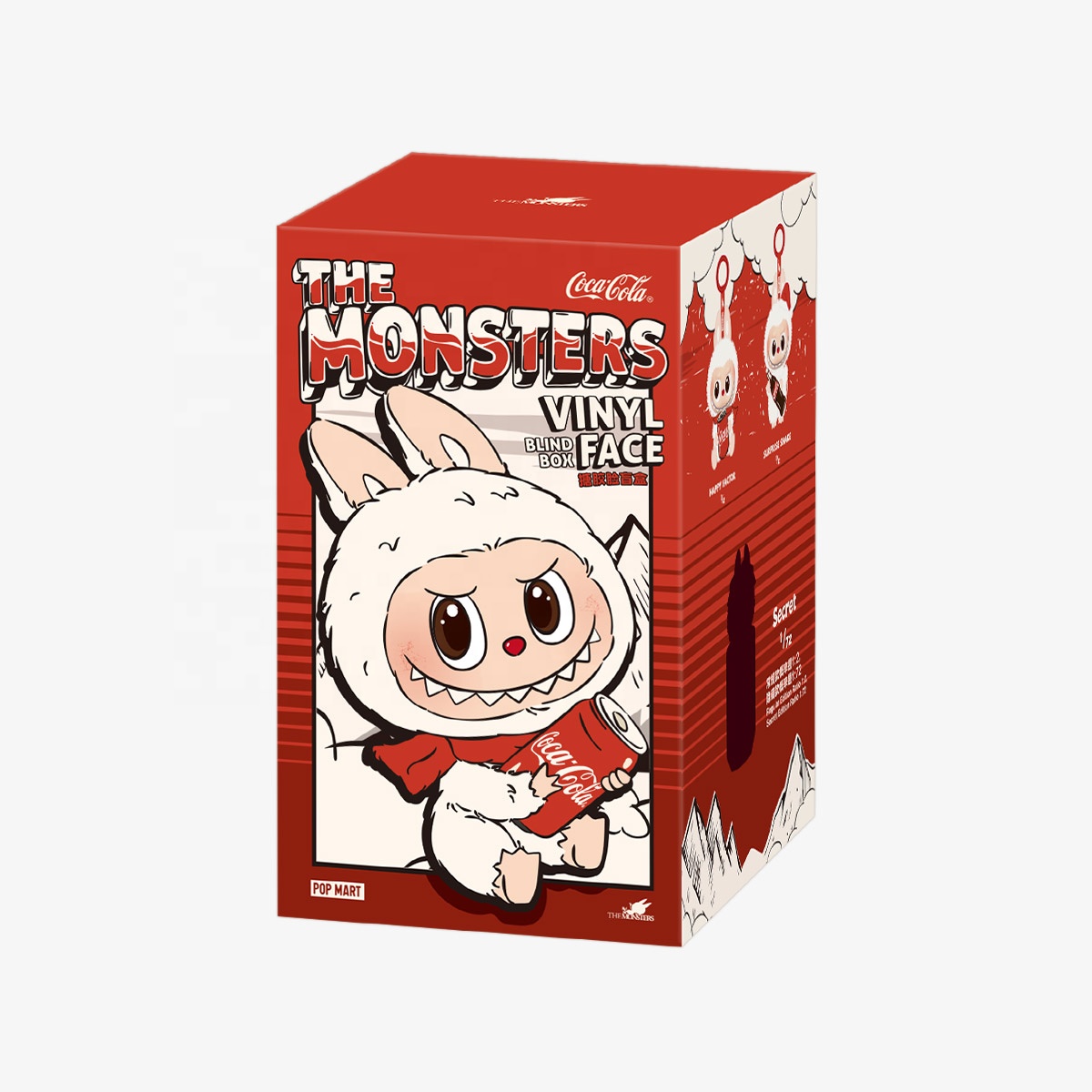 Authentic Official Pop Mart Labubu the Monsters COCA-COLADR Blind Mystery Box Cute Figures Pendant Cartoon Plush Toys Dolls