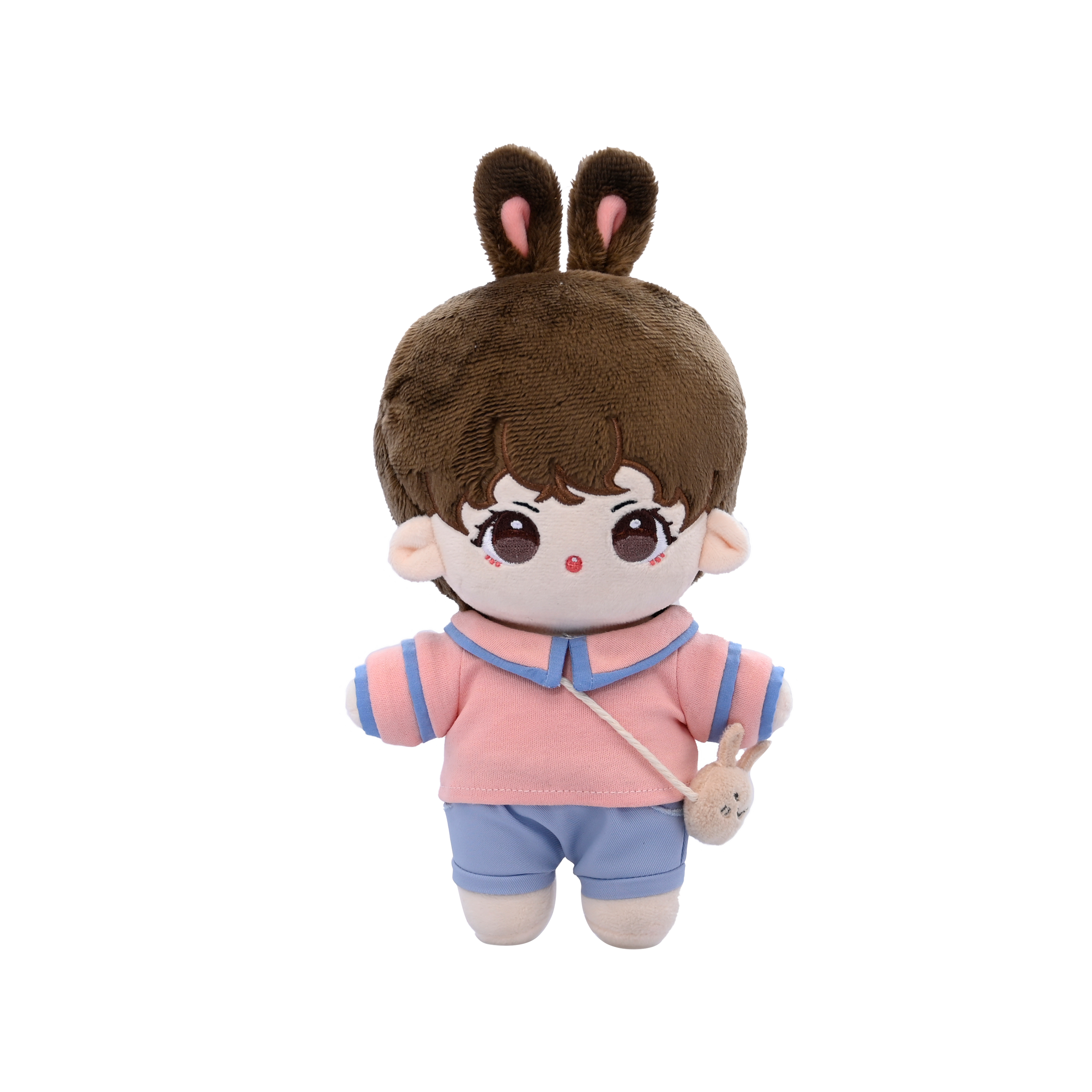 Free Shipping Plush High Quality Soft Custom Stuffed Design Kawaii Plush Dolls Korean Toys logo Plush Boy Doll