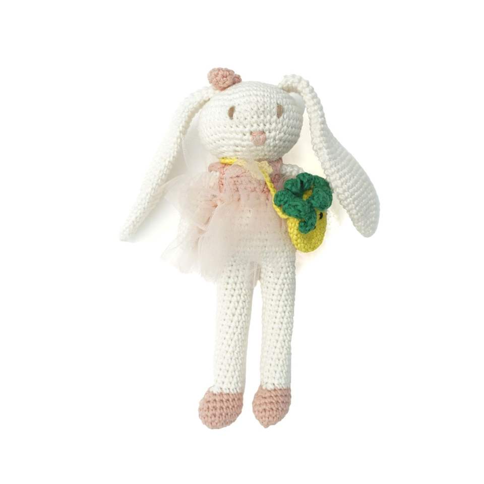 High Quality Handmade Stuffed Bunny Crochet Doll for Newborn Toddler Gifts Room Decoration or Daily Playtime Use